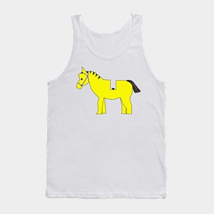 Interpretation of a Minifig Horse Tank Top